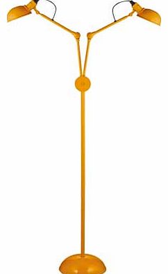 Tommy Yellow 2 Headed Floor Lamp