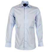 Blue Needle Stripe Slim Fit Shirt