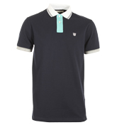 Navy Pique Polo Shirt