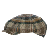 Nax Check Baker Flat Cap