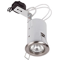 GU10 Fire Rated Downlight Nickel 240V