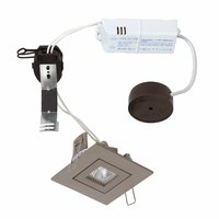 Square MR16 Halogen Downlight Kit Nickel