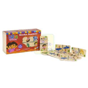 Halsall Dora The Explorer Wooden Dominoes In Box