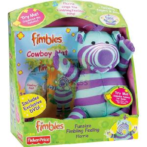 HALSALL - MATTEL Fisher Price Funsize Fimbling Feeling Florrie with DVD