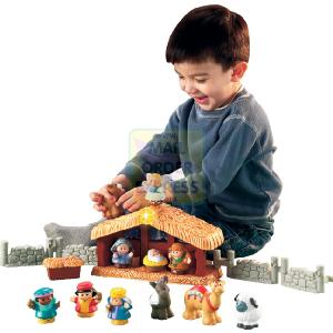 HALSALL - MATTEL Fisher Price Little People Deluxe Nativity Set