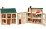 Halsall Victorian Wooden Doll House