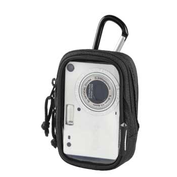 HAMA Camera Case with Clear Front and Karabiner Hook - 26275