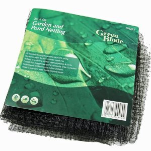 Green Blade GN202 Black Garden & Pond Netting - 2m x 4m - 1cm Mesh