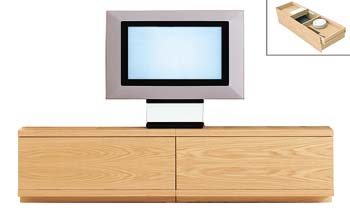 Hammel Be Entertainment Unit in Natural Oak