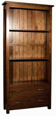 Dark 78.5in x 35in Bookcase