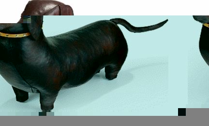 Handmade Leather Dachshund-Standard 3261