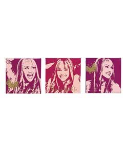 Hannah Montana Box Art Set of 3