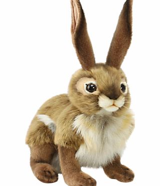 Hansa Black Tail Jack Rabbit Soft Toy