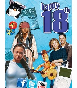 Happy 18th Birthday CD Music Card 4222P