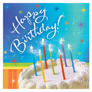 happy birthday Party Accessories (Napkins)