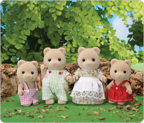 Happy Land Sylvanian Families Honeybear Family