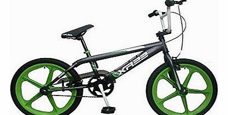 Harlem XR22 BMX 20`` Wheel Green SKYWAY Mags Grey Frame