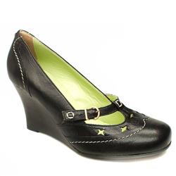 Harlot Female Soap Leather Upper Evening in Black