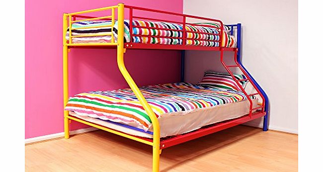 Harmony Beds Super Hero Multi Coloured Triple Sleeper Bunk Bed