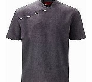 Harrogate Chef Shop Mens Male Health / Spa / Beauty Tunic Sizes XS to XXXL (3XL, Black)