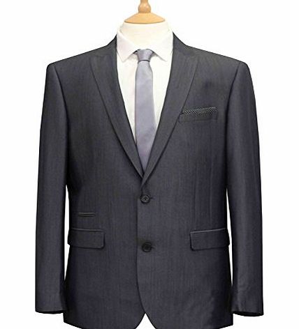 HARRY BROWN Mens 6th sense charcoal 2 button fashion suit 42R