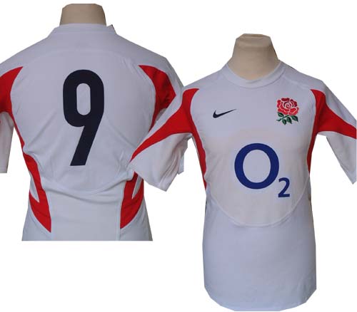 harry Ellis - England No.9 match shirt v Ireland March 06 - 2nd half