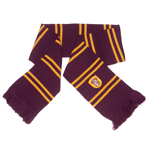 HARRY Potter Magenta And Gold Gryffindor Scarf