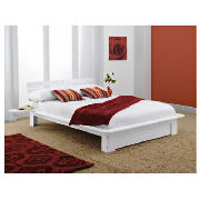 Hartford King Bed, Solid Pine White