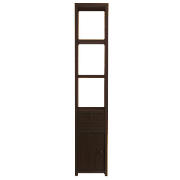 Tower Storage Unit, Dark Wood