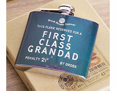 Makin Steam Railway 5oz Grandad Hip Flask