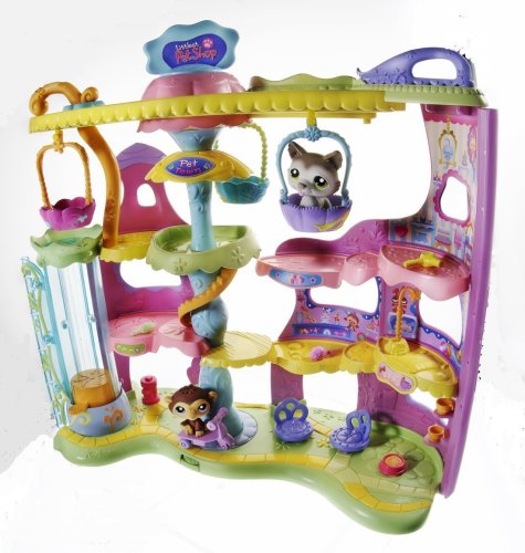 Hasbro Littlest Pet Shop - Play And Display Pet Town Playset