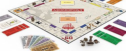 Hasbro Monopoly 80th Anniversary Edition Board Game