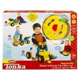 Tonka Scoot N Scoop 3 in 1 ride on with Revvin Beepin Wheel