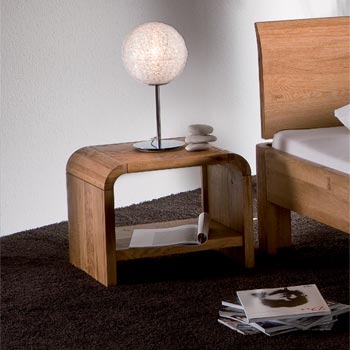 Kari Solid Oak Bedside Table