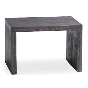 Hasena Tara Solid Oak Bedside Table in Black