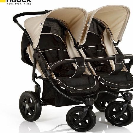 Hauck Roadster Duo Pushchair Caviar/Almond