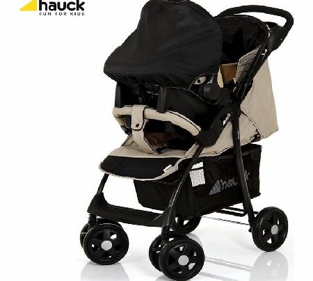 Hauck Shopper Shop n Drive System Almond/Caviar