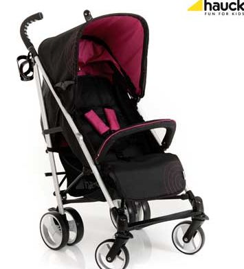 Hauck Spirit Pushchair - Caviar/Berry