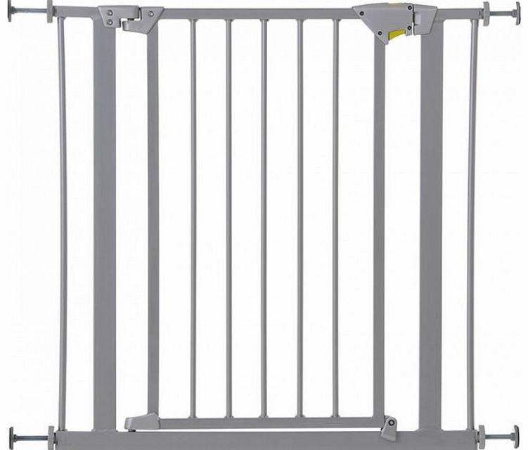 Hauck Trigger Lock Safety Gate-Silver (76-83