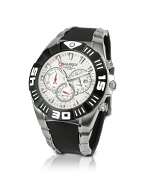 Haurex Black Mamba - Black and White Stainless Steel Chronograph Watch