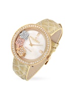 Haurex Lovely - Sand Swarovski Crystal Floating Charms Dress Watch