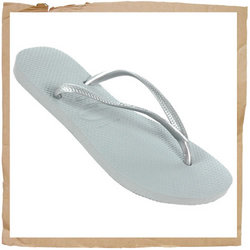 Slim Flip Flop Silver