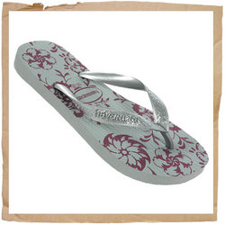 Spring Flip Flop Silver