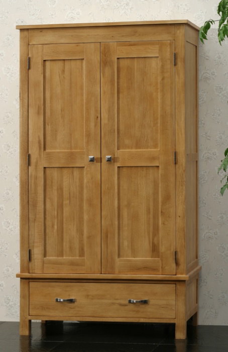 Oak Double Wardrobe - Blonde