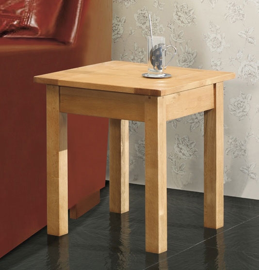 Havana Oak Side Table - Blonde