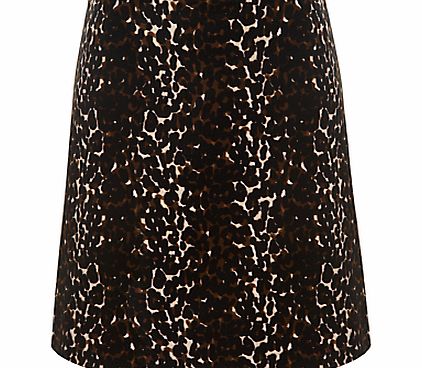 Havren Velvet Animal Print Skirt, Multi