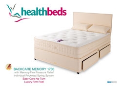 Health Beds Back Care Memory 1700 Kingsize