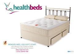 Health Beds Memory Med 1200 Soft Start Kingsize