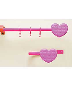 Kids Curtain Pole Set With Holdbacks