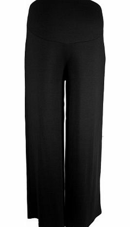 Heavenly Bump Maternity Palazzo Trouser - Jersey, Black 16